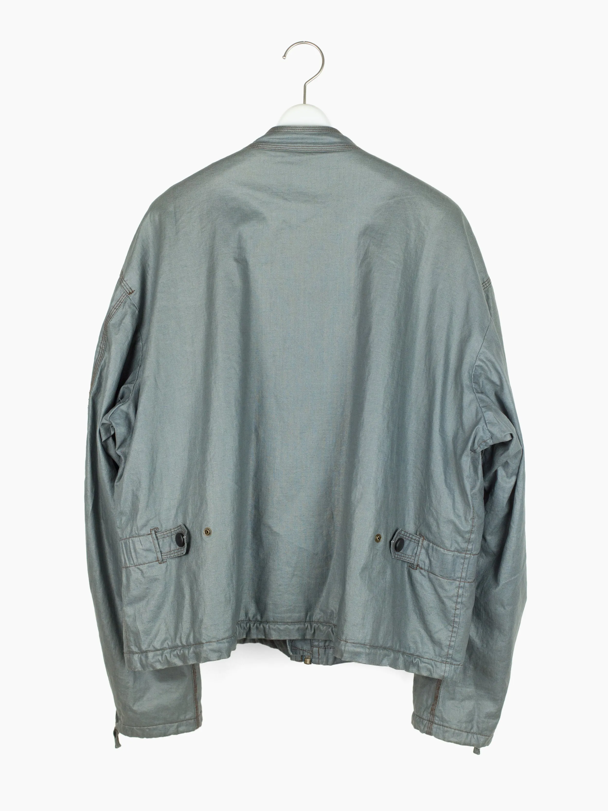 Dézert 90s Coated Cotton/Linen Biker Bomber