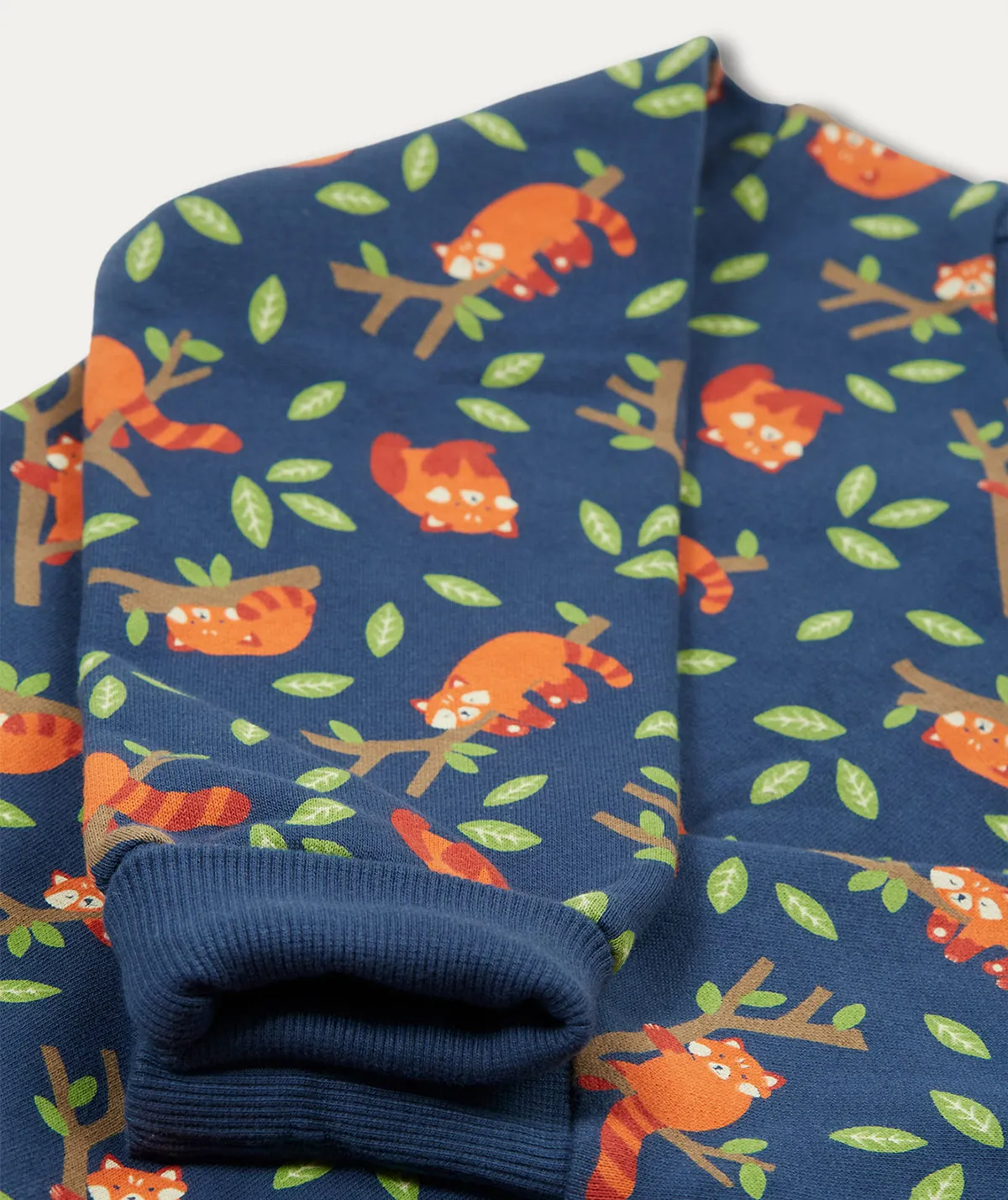 Easy on Printed Jumper - Red Panda Pals