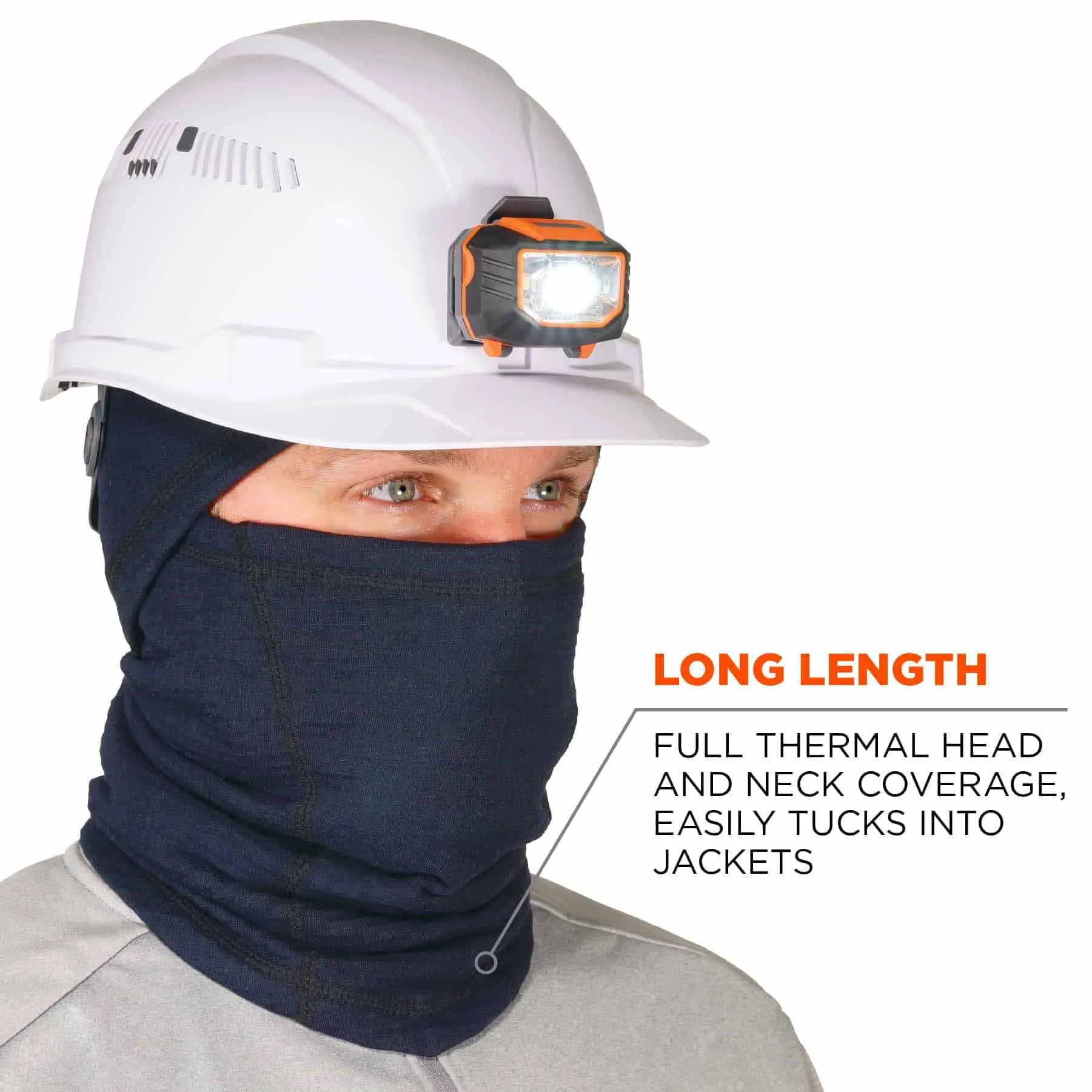 Ergodyne 16848 6847  Navy FR Balaclava Face Mask - Dual Compliant