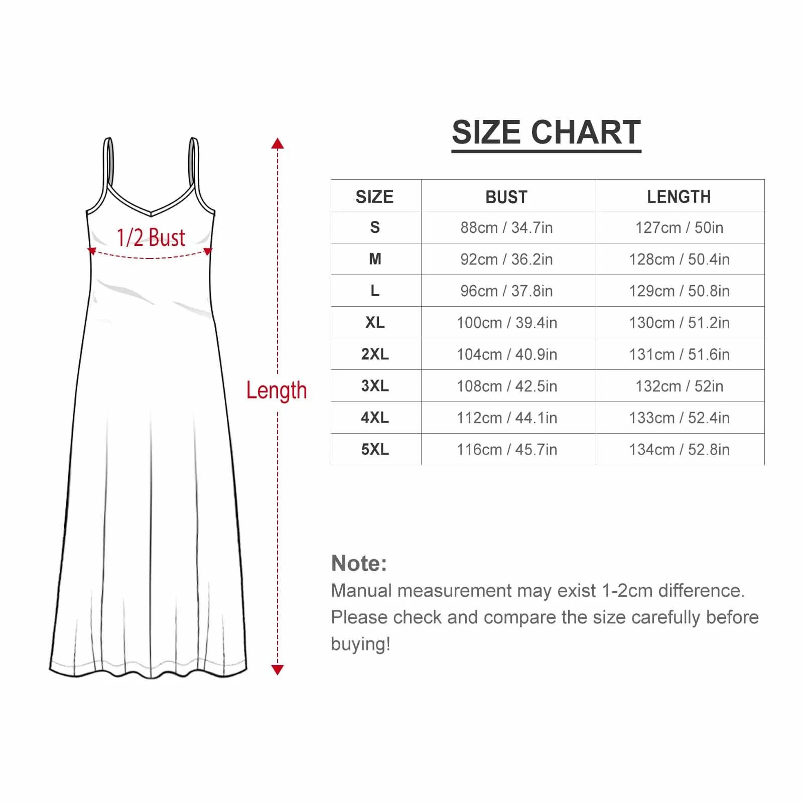 Floral Ladybird Spaghetti Strap Ankle-Length Dress Long dress