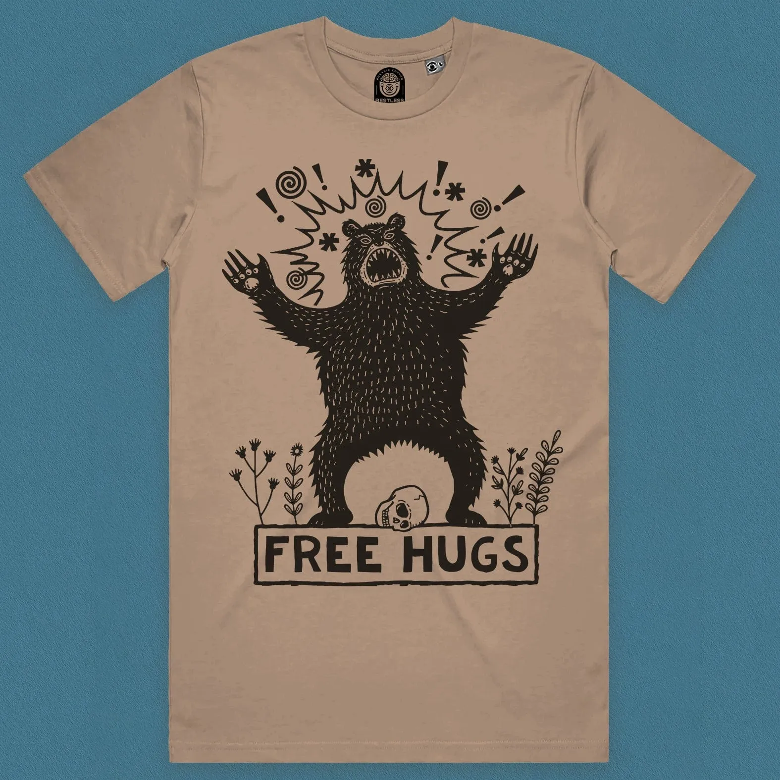 Free Hugs Festival Bear T-Shirt