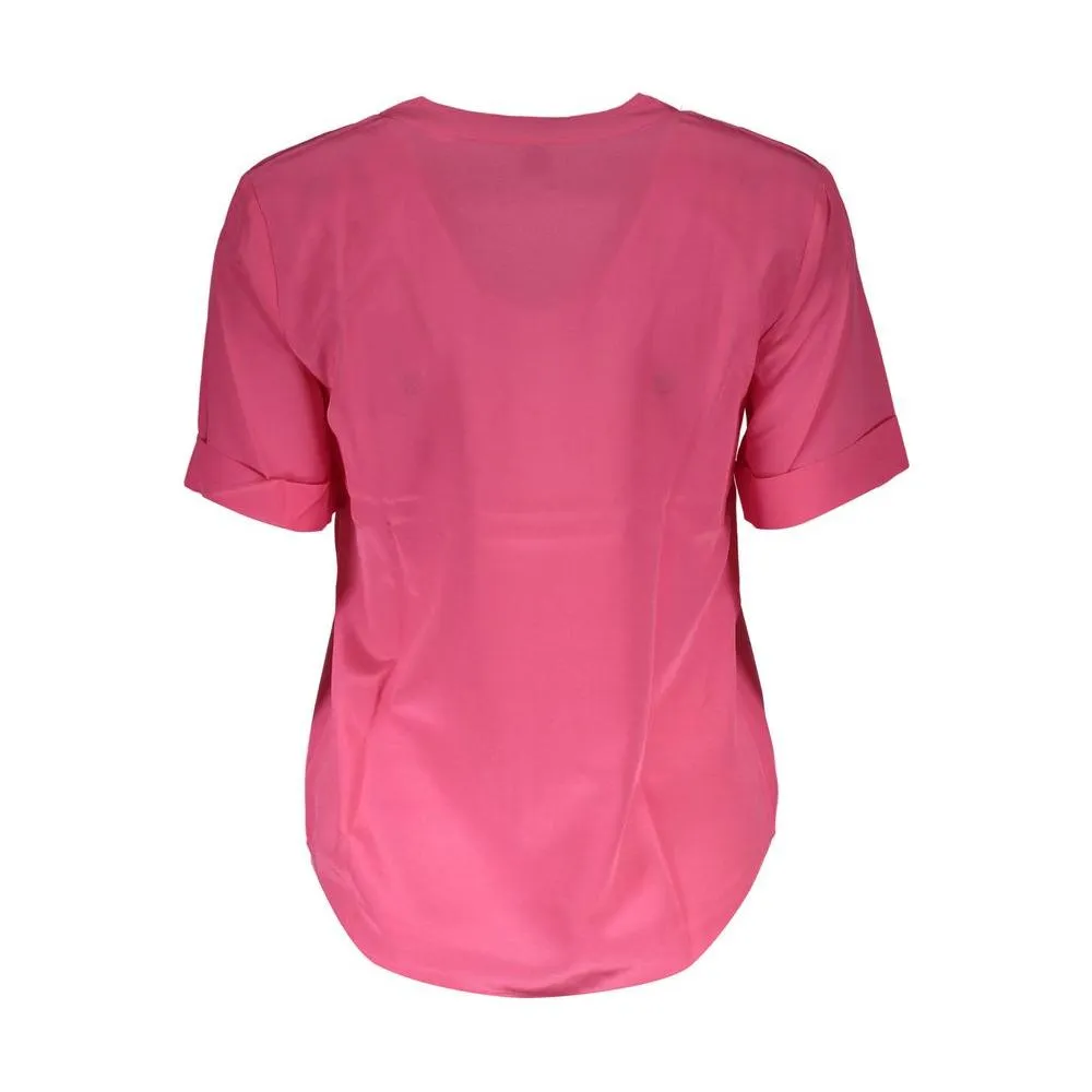 Gant Pink Silk Tops & T-Shirt