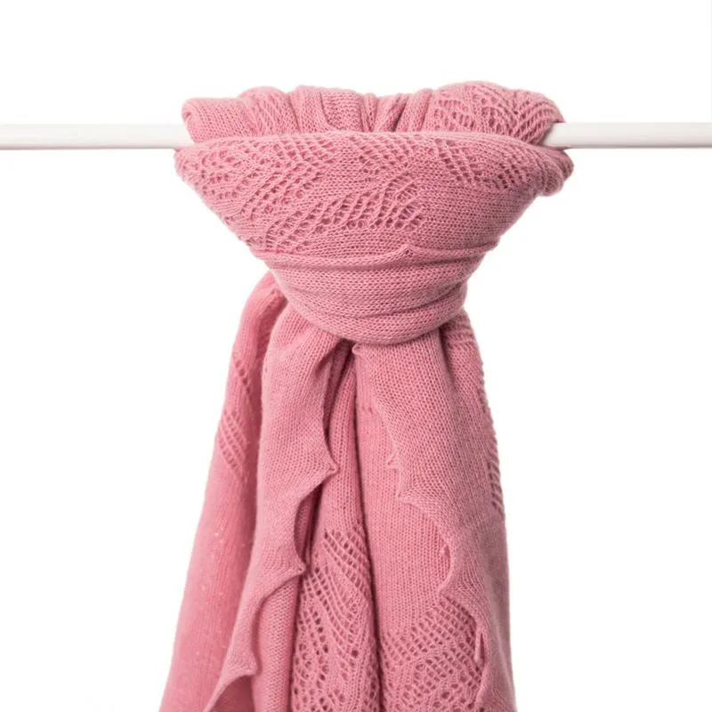 G.H.Hurt & Son Amy Rose Lambswool Shawl - Pink