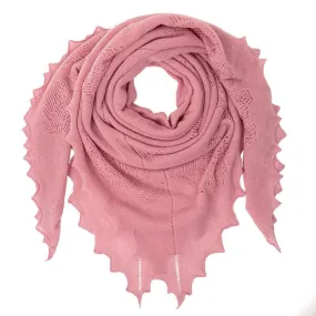 G.H.Hurt & Son Amy Rose Lambswool Shawl - Pink