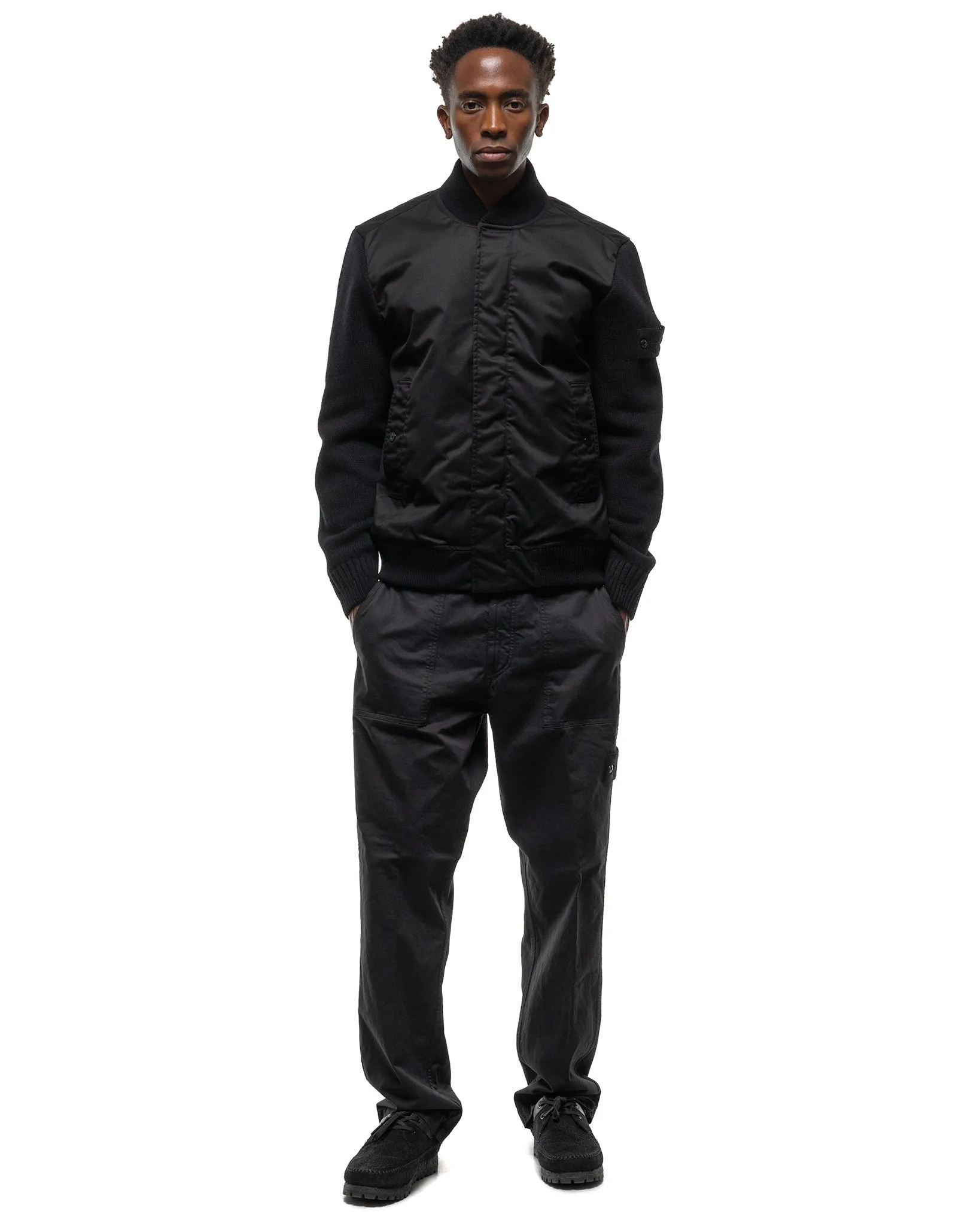 Ghost Piece Performance Twill Wool-TC Hybrid Jacket Black