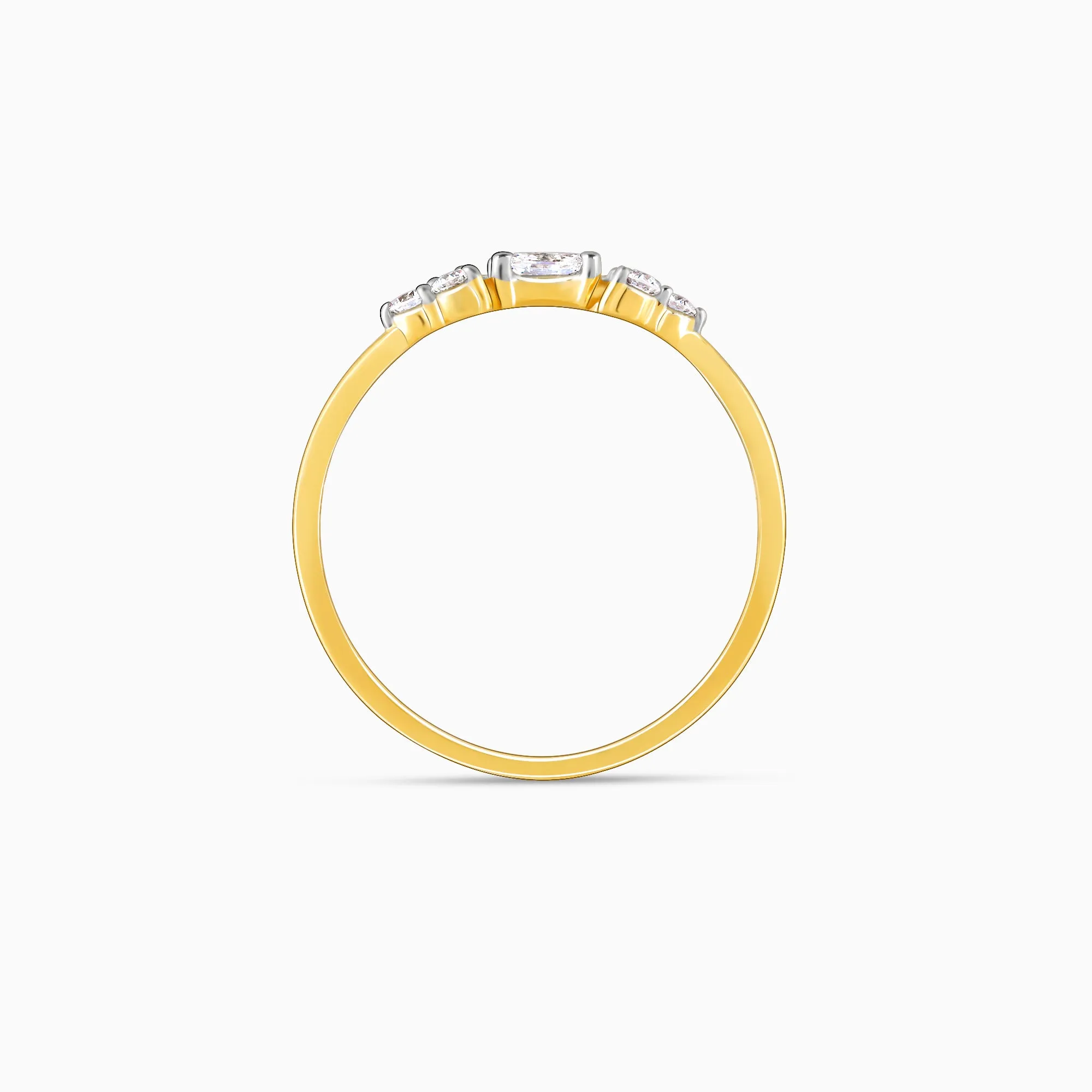 Gold Luminous Love Diamond Ring