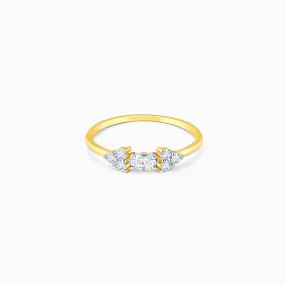 Gold Luminous Love Diamond Ring