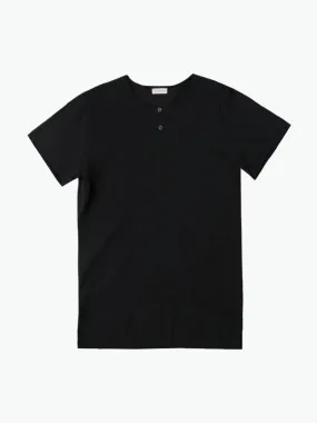 Grandad Organic Cotton T-shirt Black