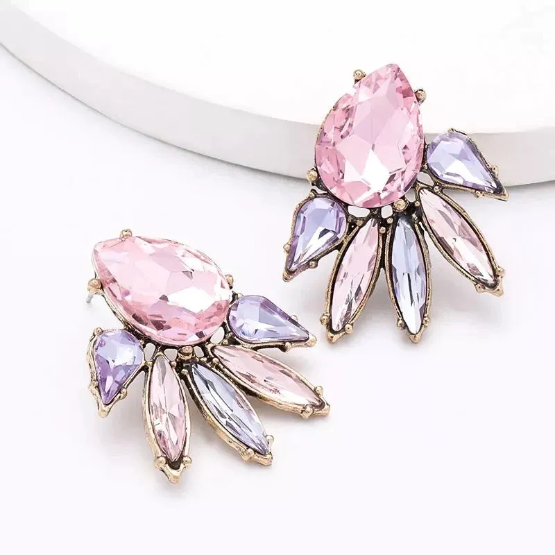 Greenwood Petal Gem Stud