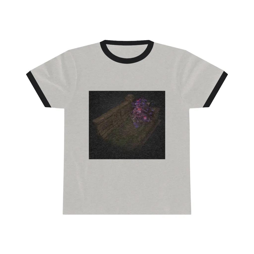 Hand-Painted Environment Art Unisex Ringer Tee