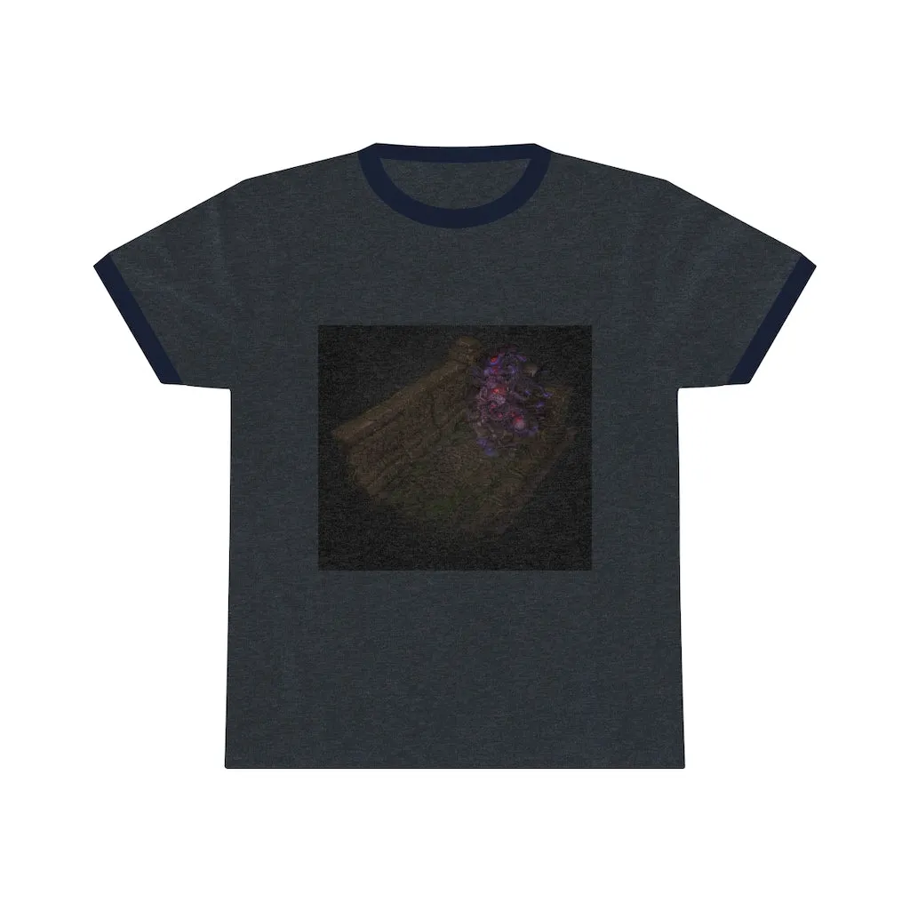 Hand-Painted Environment Art Unisex Ringer Tee