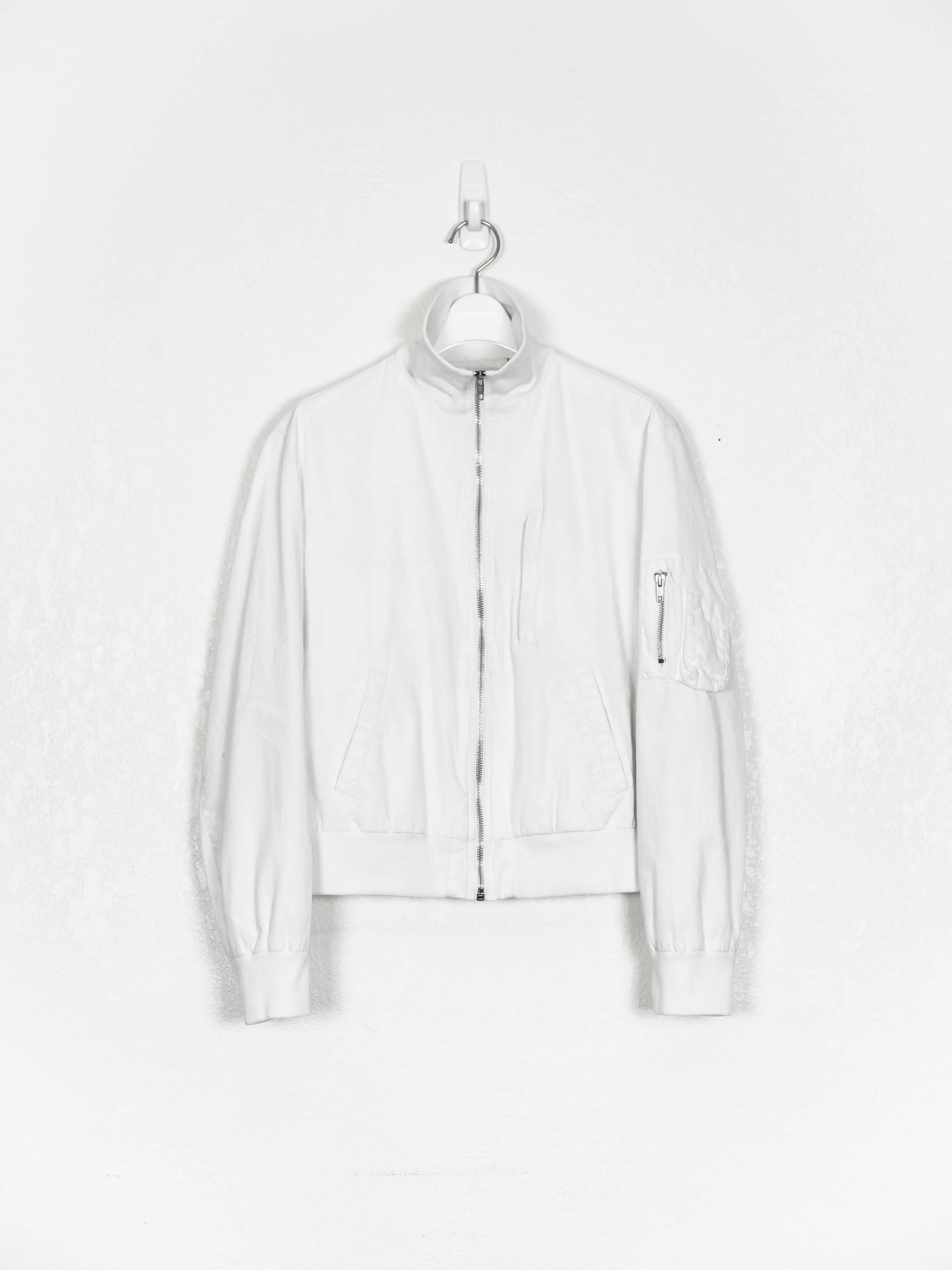 Helmut Lang SS99 Resin Coated High Collar MA-1 Bomber