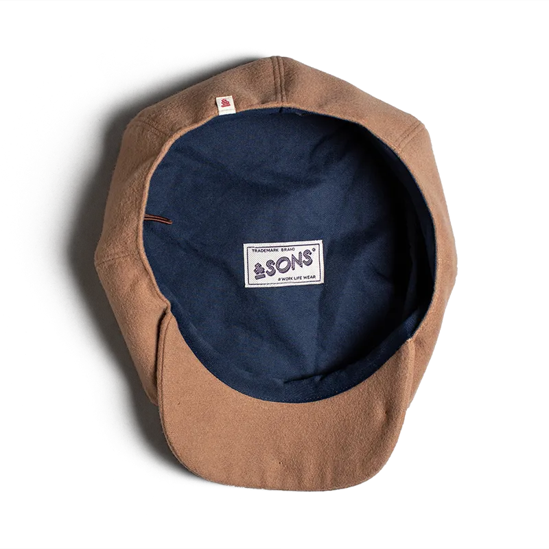 Jackson Traditional Baker Boy Hat  - Tan