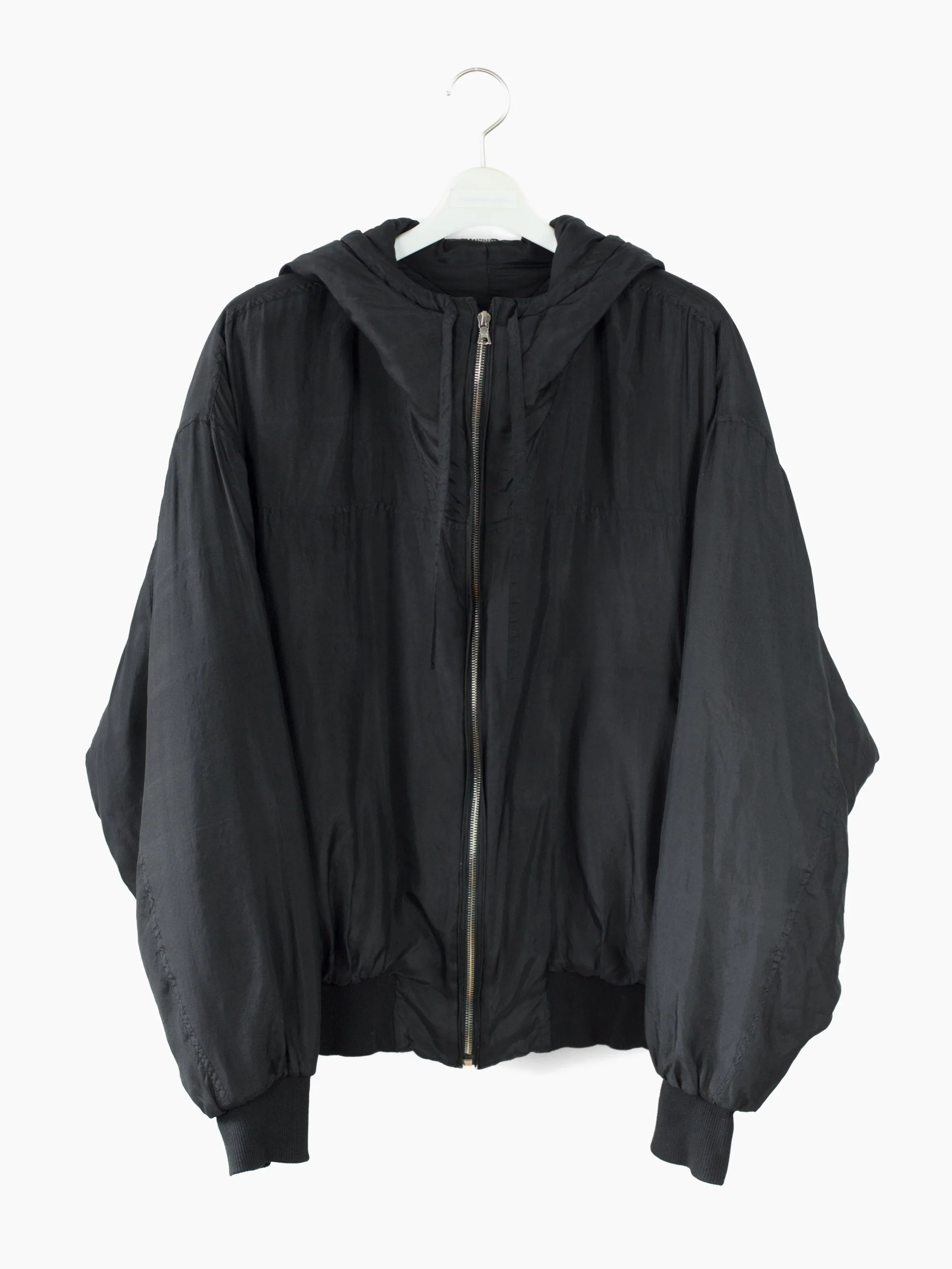 Katharine Hamnett 90s Padded Silk Minimalist N2B Bomber