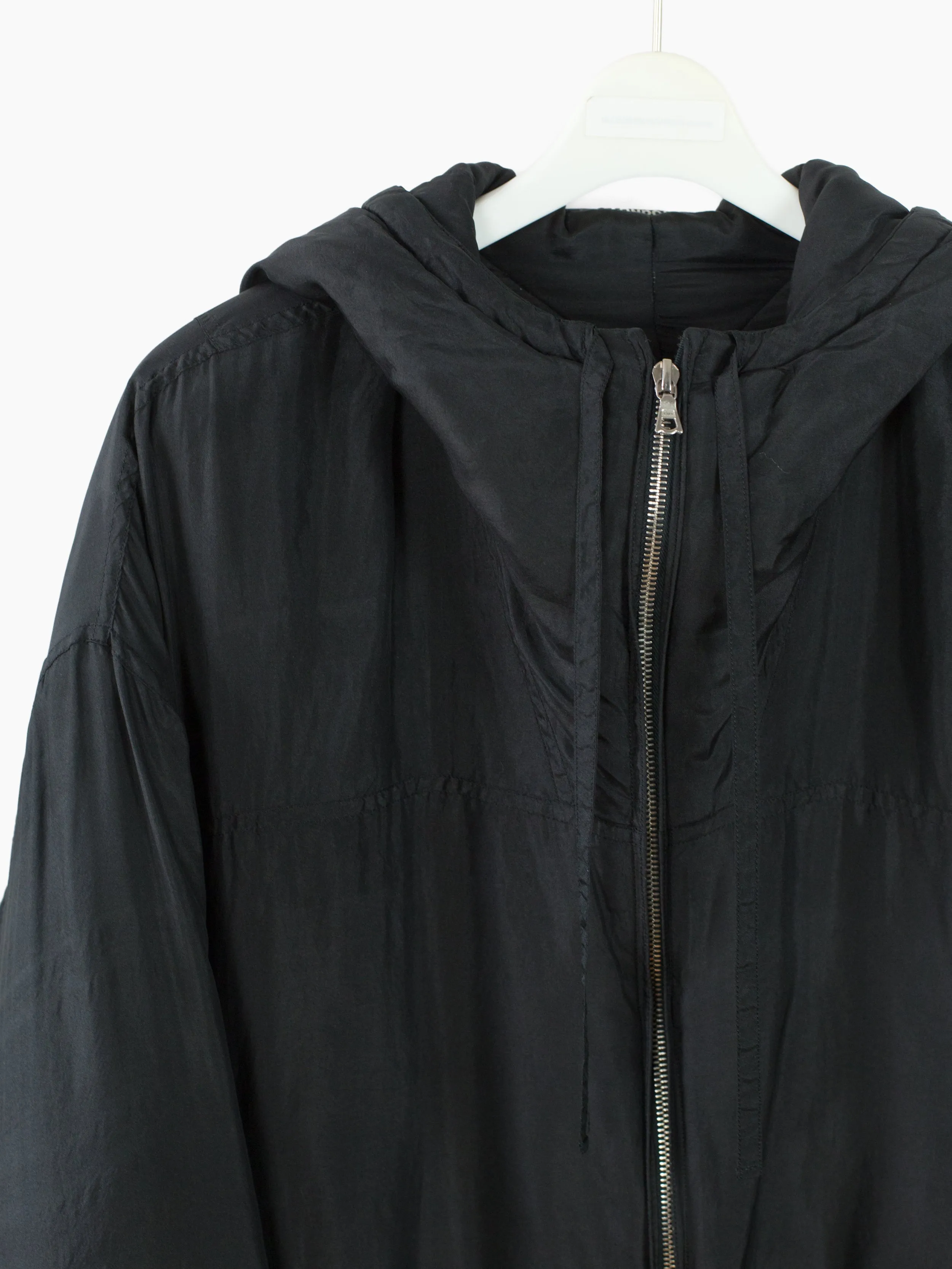 Katharine Hamnett 90s Padded Silk Minimalist N2B Bomber