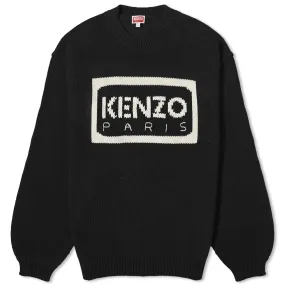 Kenzo Logo Jumper, black