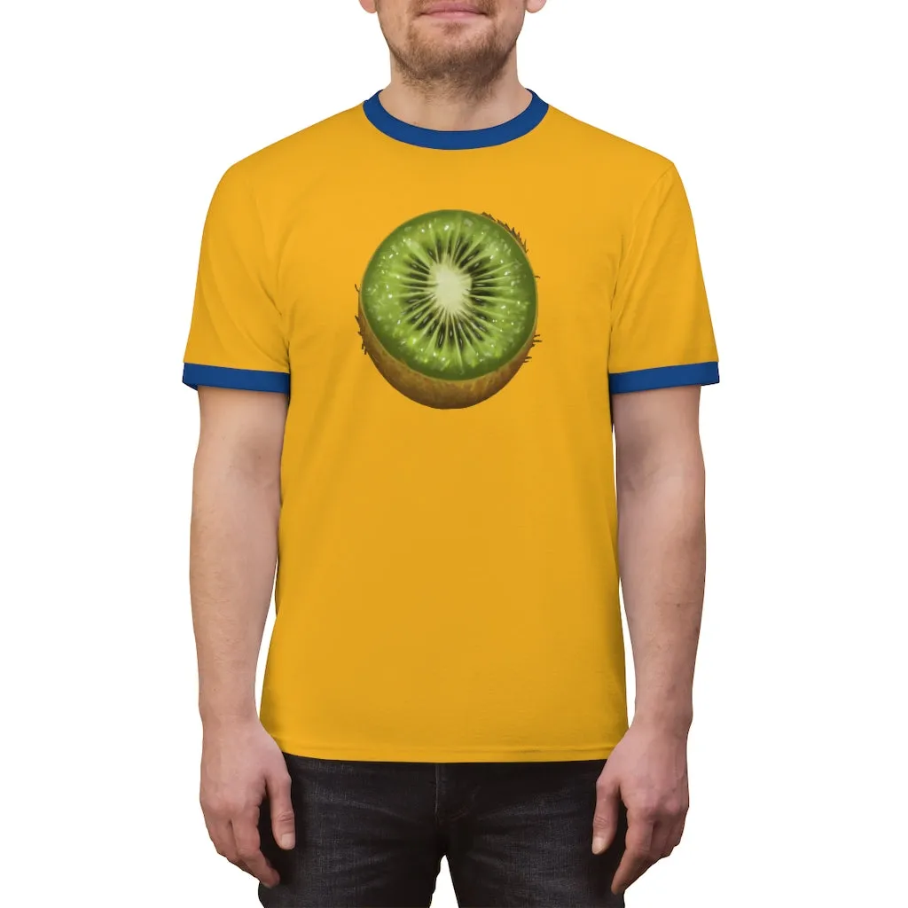 Kiwi Unisex Ringer Tee