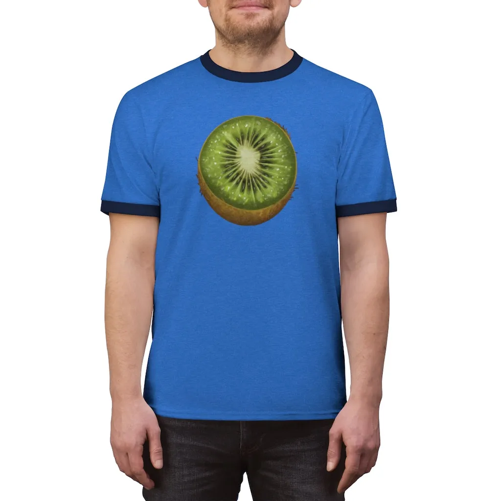 Kiwi Unisex Ringer Tee