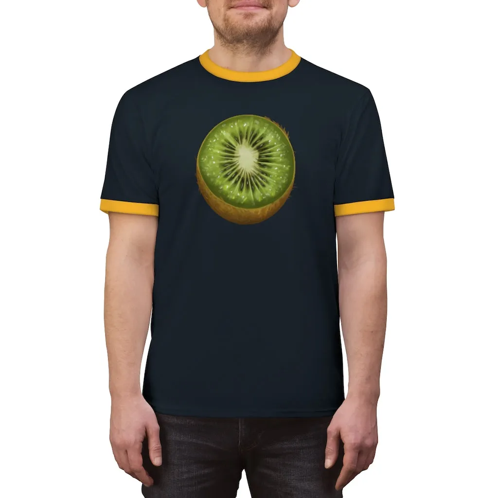 Kiwi Unisex Ringer Tee