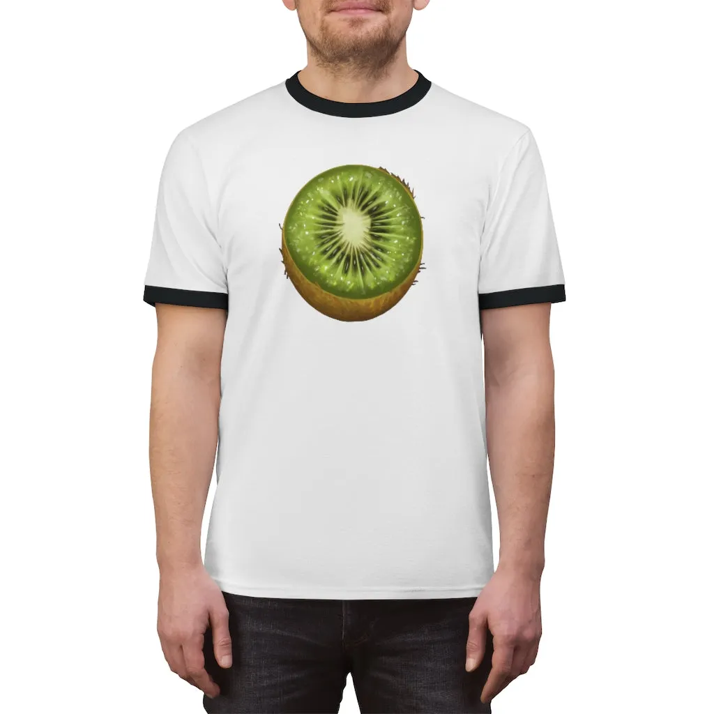 Kiwi Unisex Ringer Tee