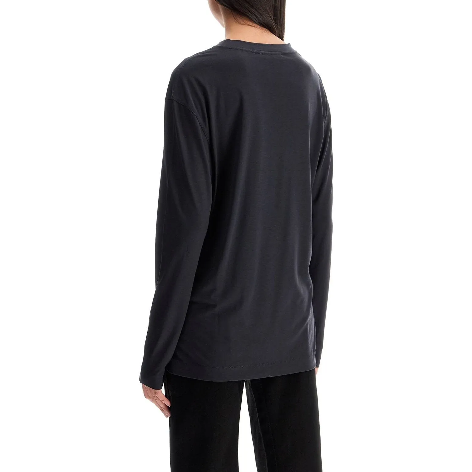 Lemaire long-sleeved silk t-shirt for