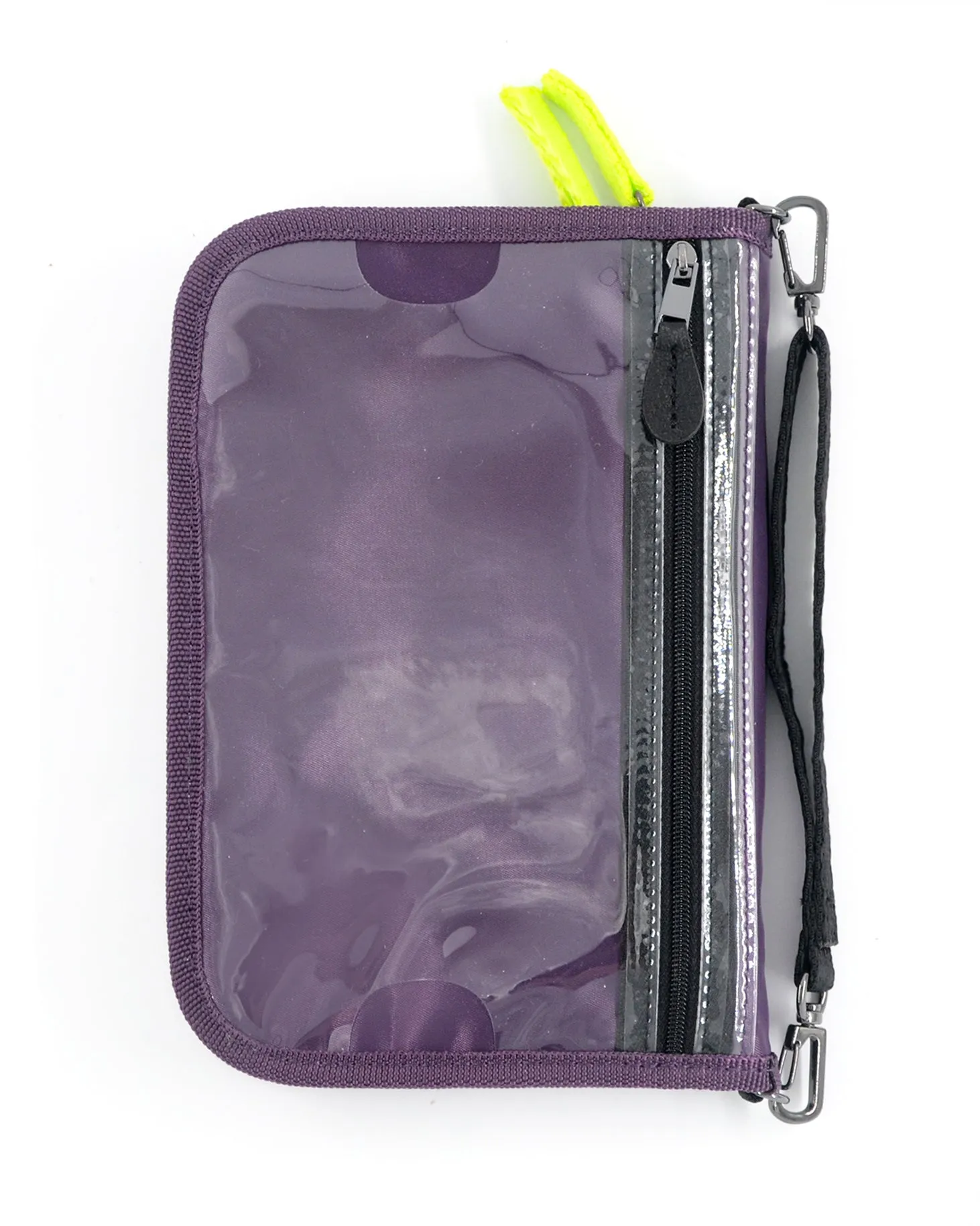 <A 001g> Fungolia MA1 Passport Holder (Purple/Neon Yellow)