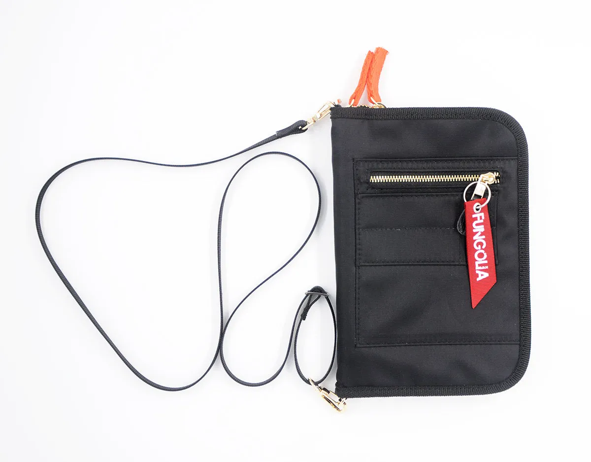 <A 001J> Fungolia MA1 Passport Holder (Black)