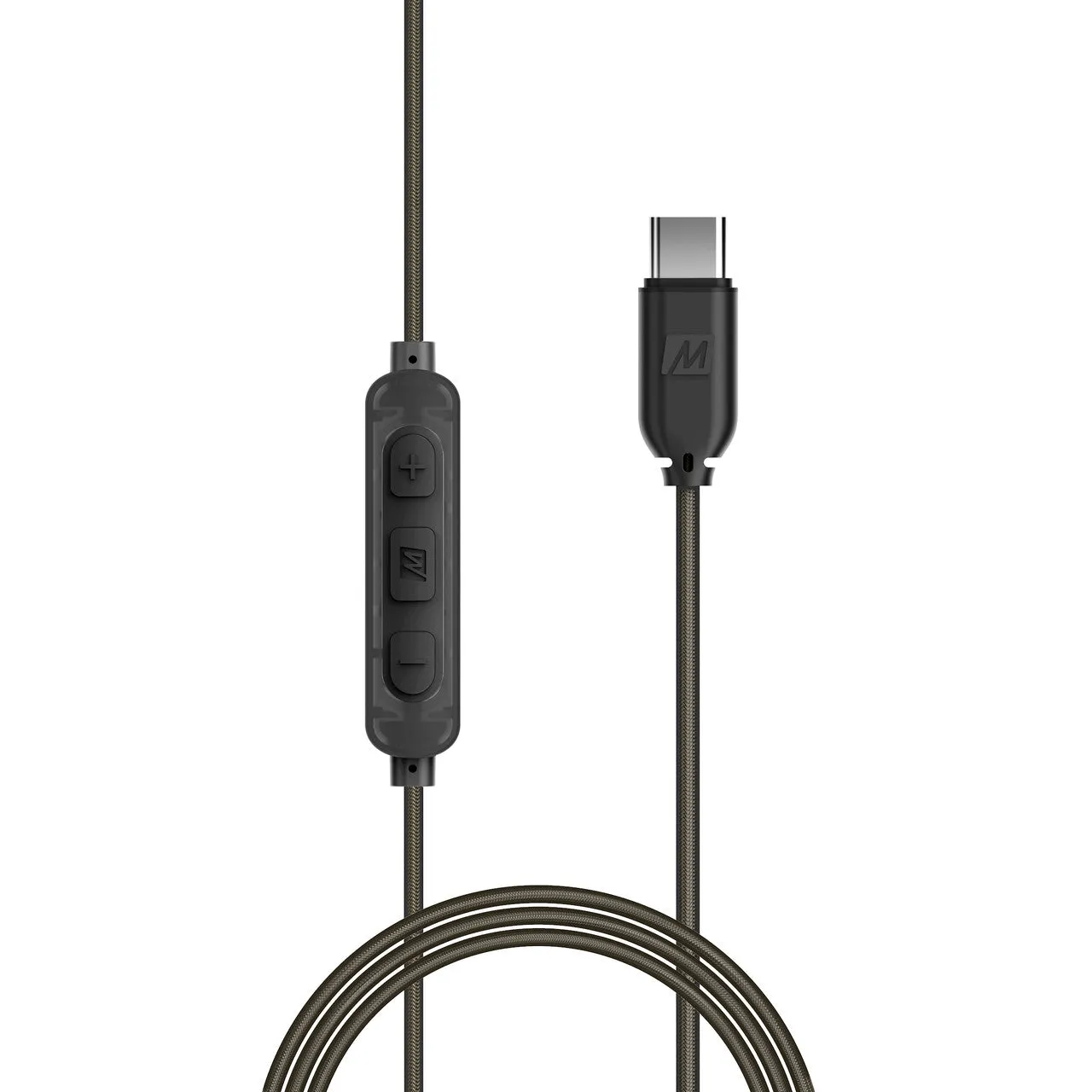 M6 In-Ear Sports Headphones with Memory Wire and Headset (USB-C Plug)