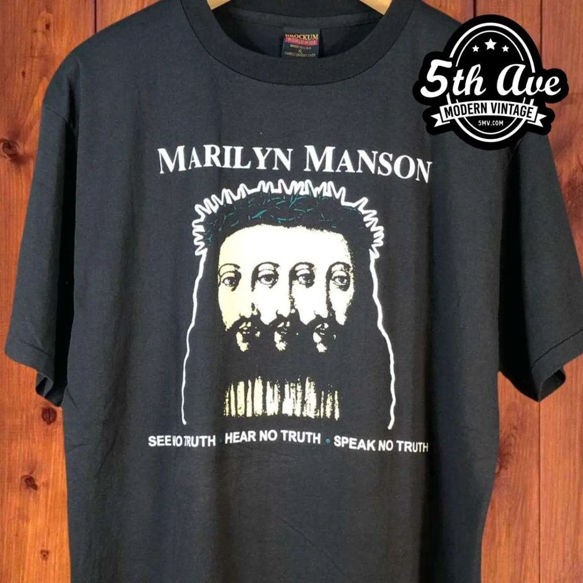 Marilyn Manson Believe - New Vintage Band T shirt