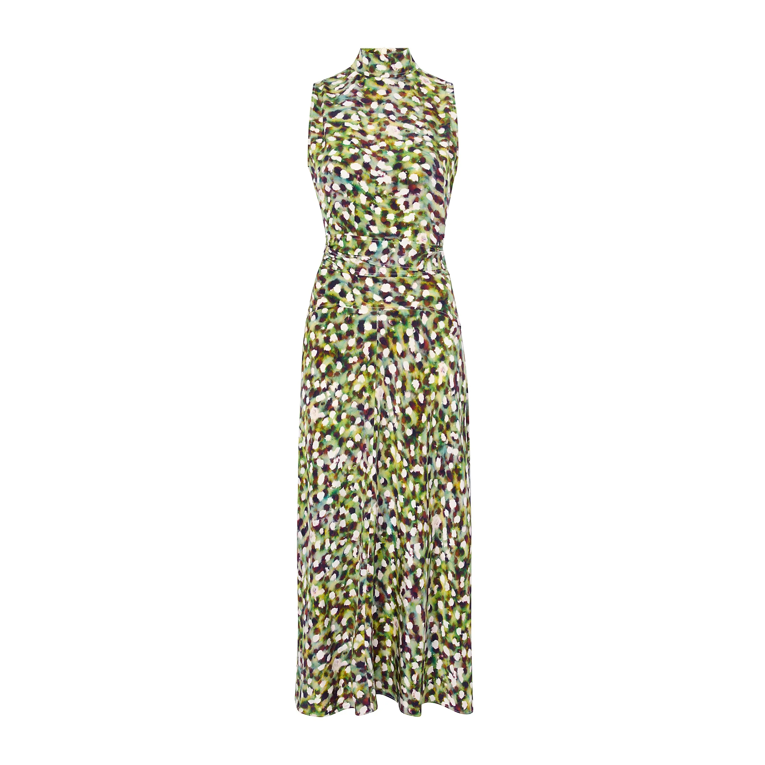 Martina Dress - Washable Silk :: Spotlight Print