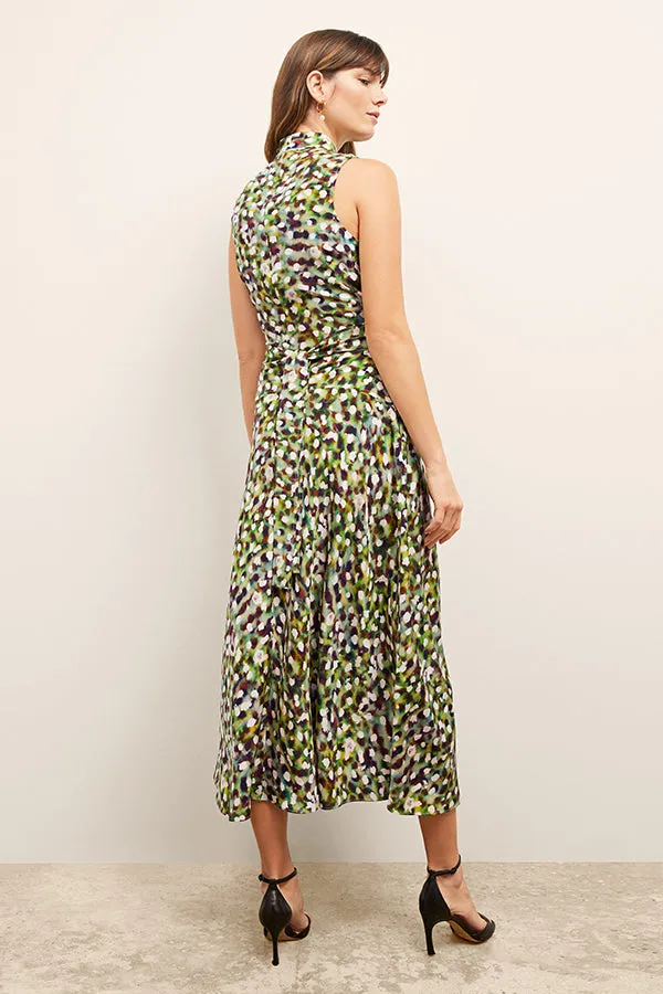 Martina Dress - Washable Silk :: Spotlight Print