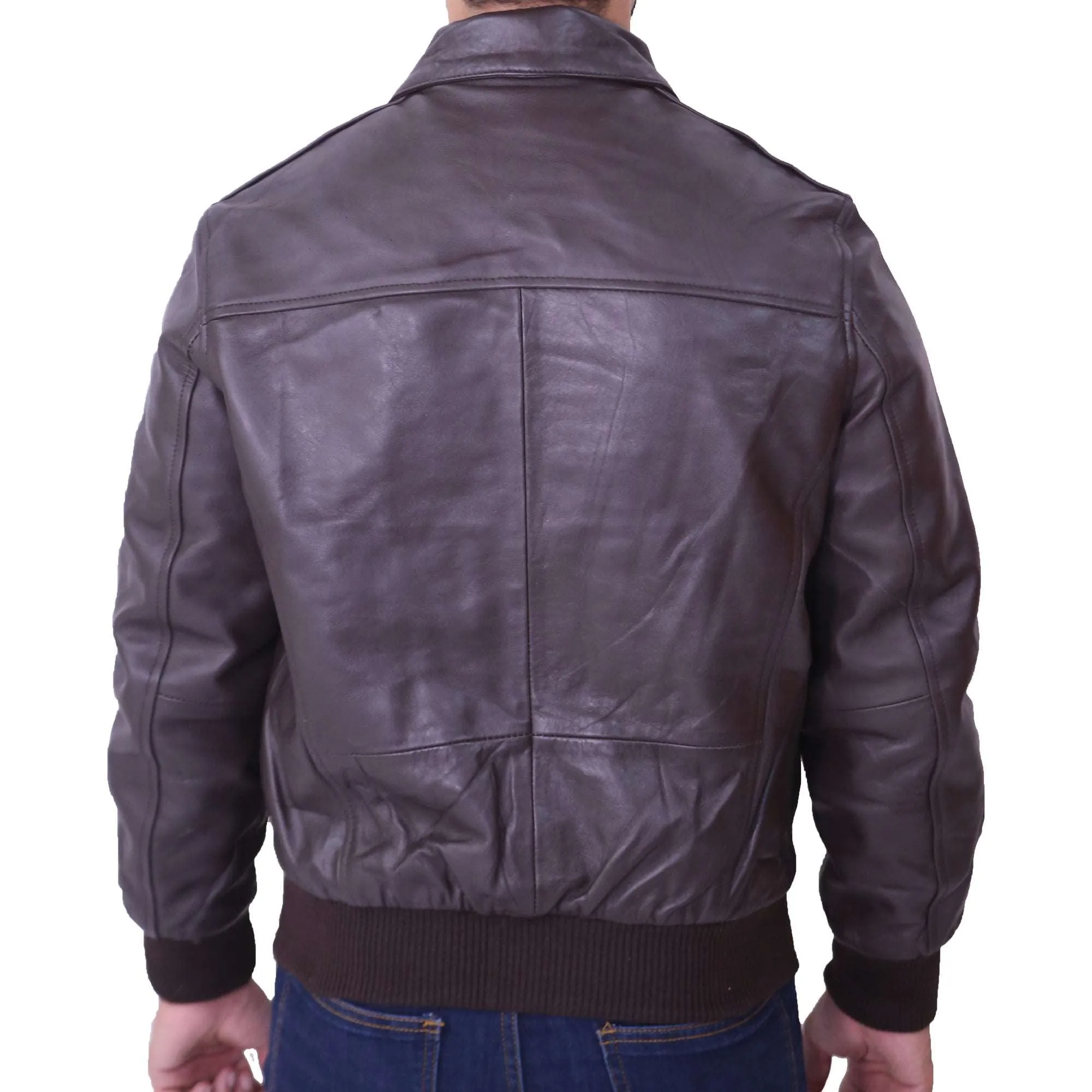 Men's A2 Airforce Flight Brown Jacket