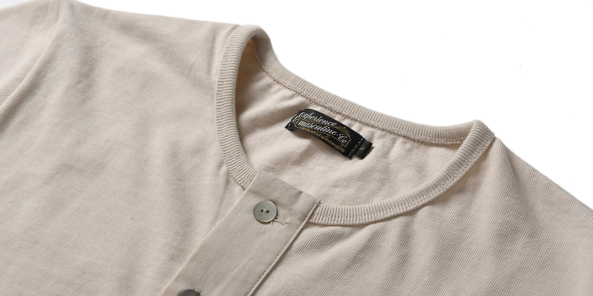 Men's Henley Shirt Long Sleeves