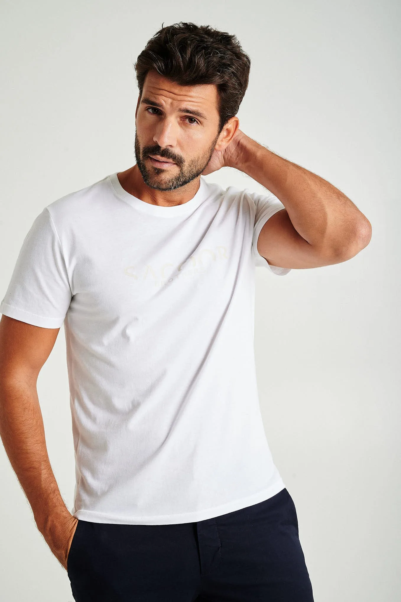 Men's short sleeve t-shirt from organic cotton capsule collection