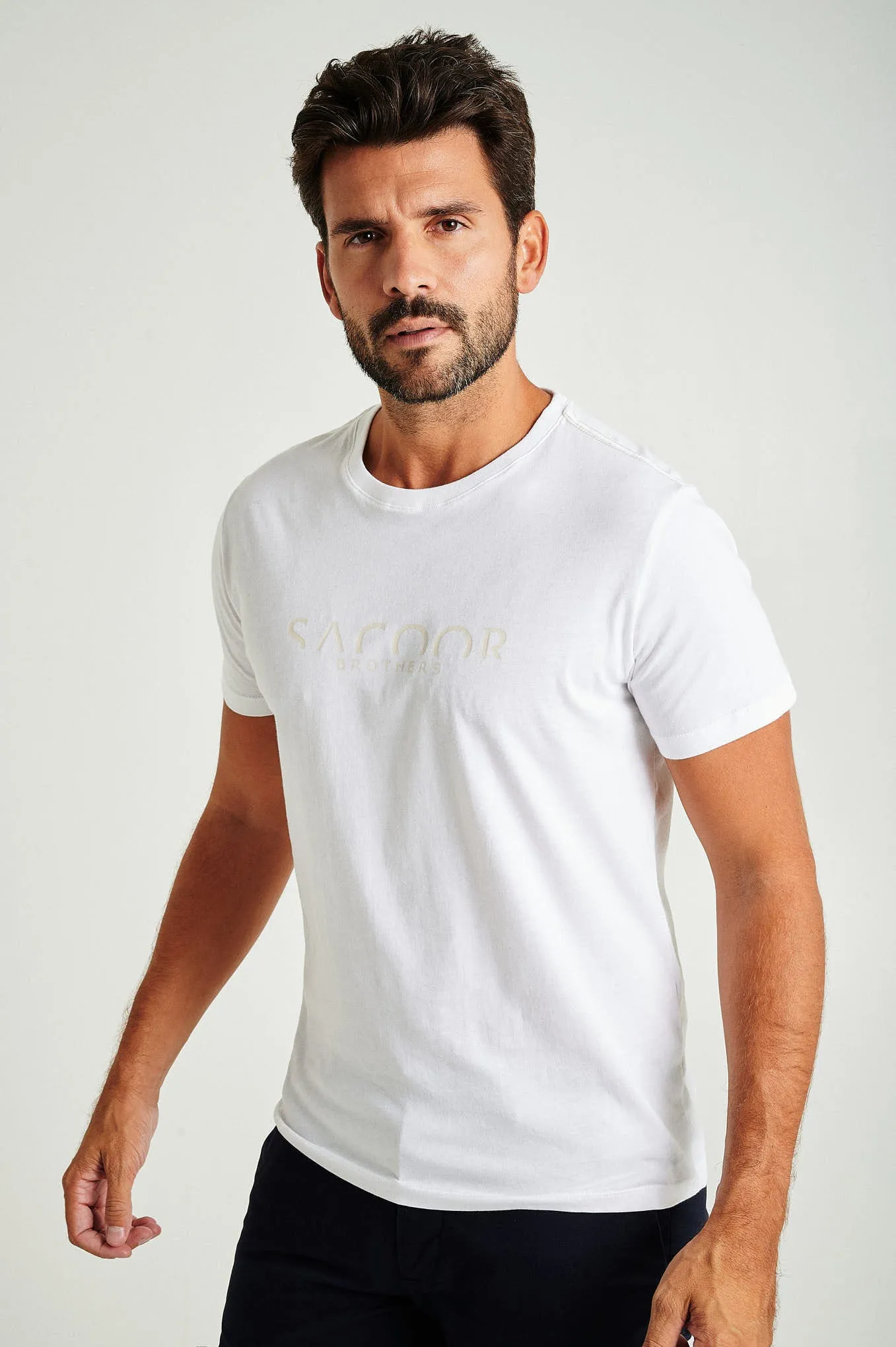 Men's short sleeve t-shirt from organic cotton capsule collection