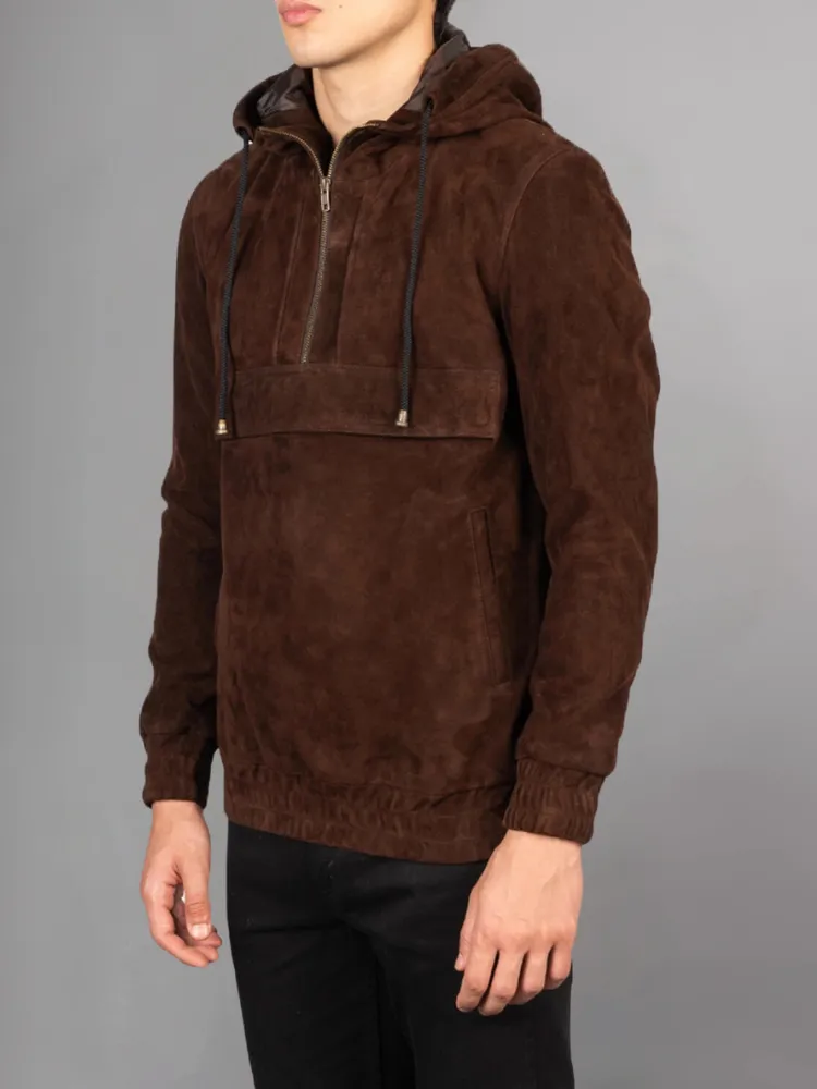 Mens Stylish Brown Leather Jacket