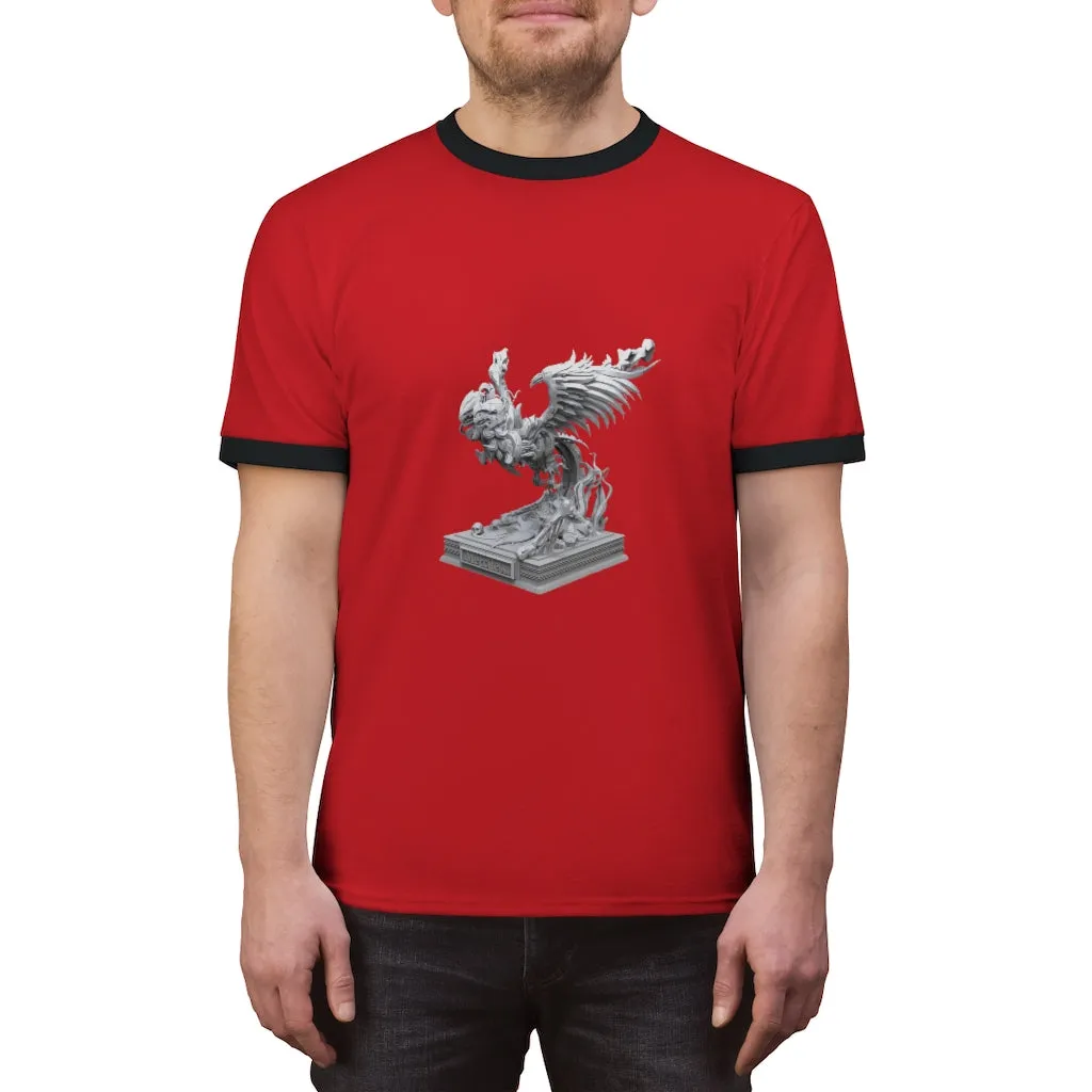 Merciless the Flaming SkyBird Unisex Ringer Tee