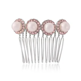 Misty Rose Hair Comb