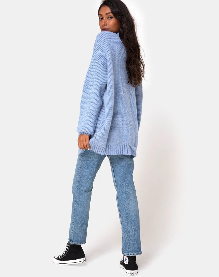 Mody Jumper in Blue Rib