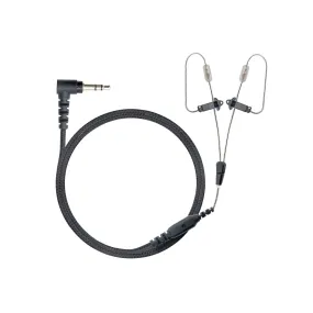 N-Ear 360 Original Dual Tactical Earpiece, Braided Cable