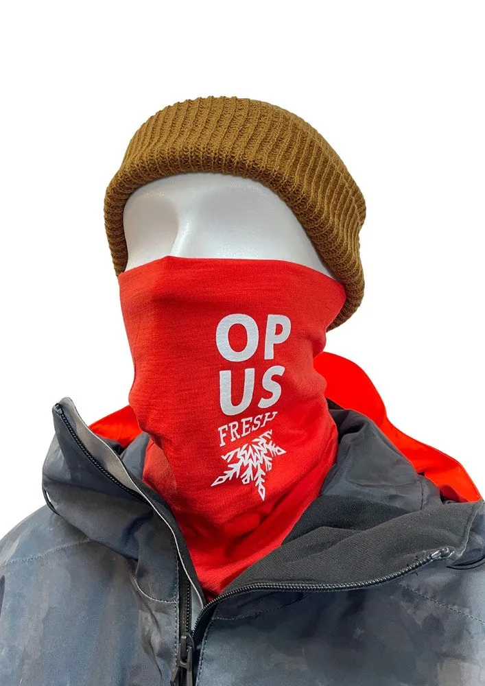 Opus Fresh Merino Neckwarmer - Adult - Orange