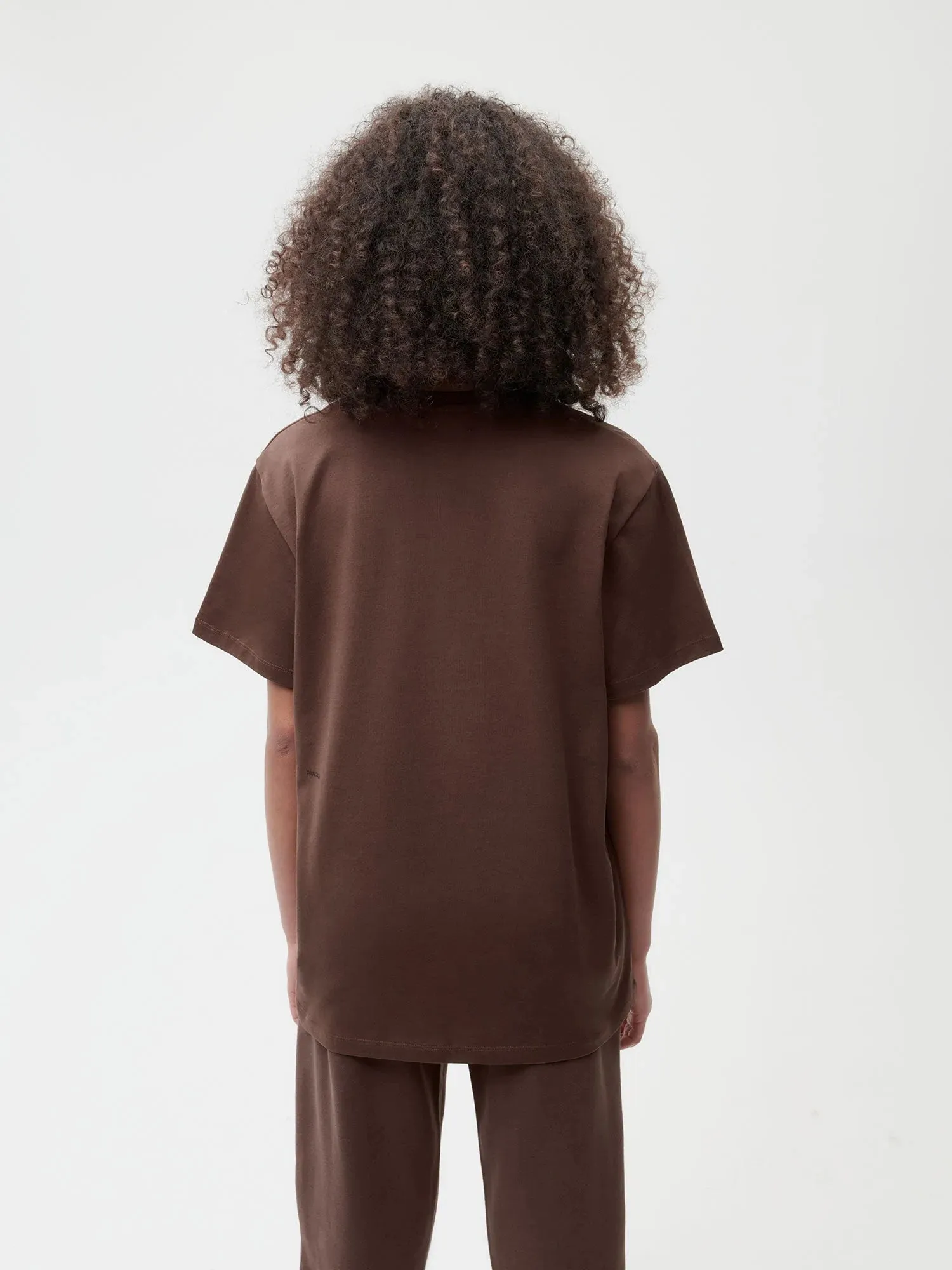 Organic Cotton T-shirt with C-FIBER™ AW22—chestnut brown