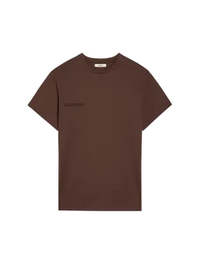 Organic Cotton T-shirt with C-FIBER™ AW22—chestnut brown