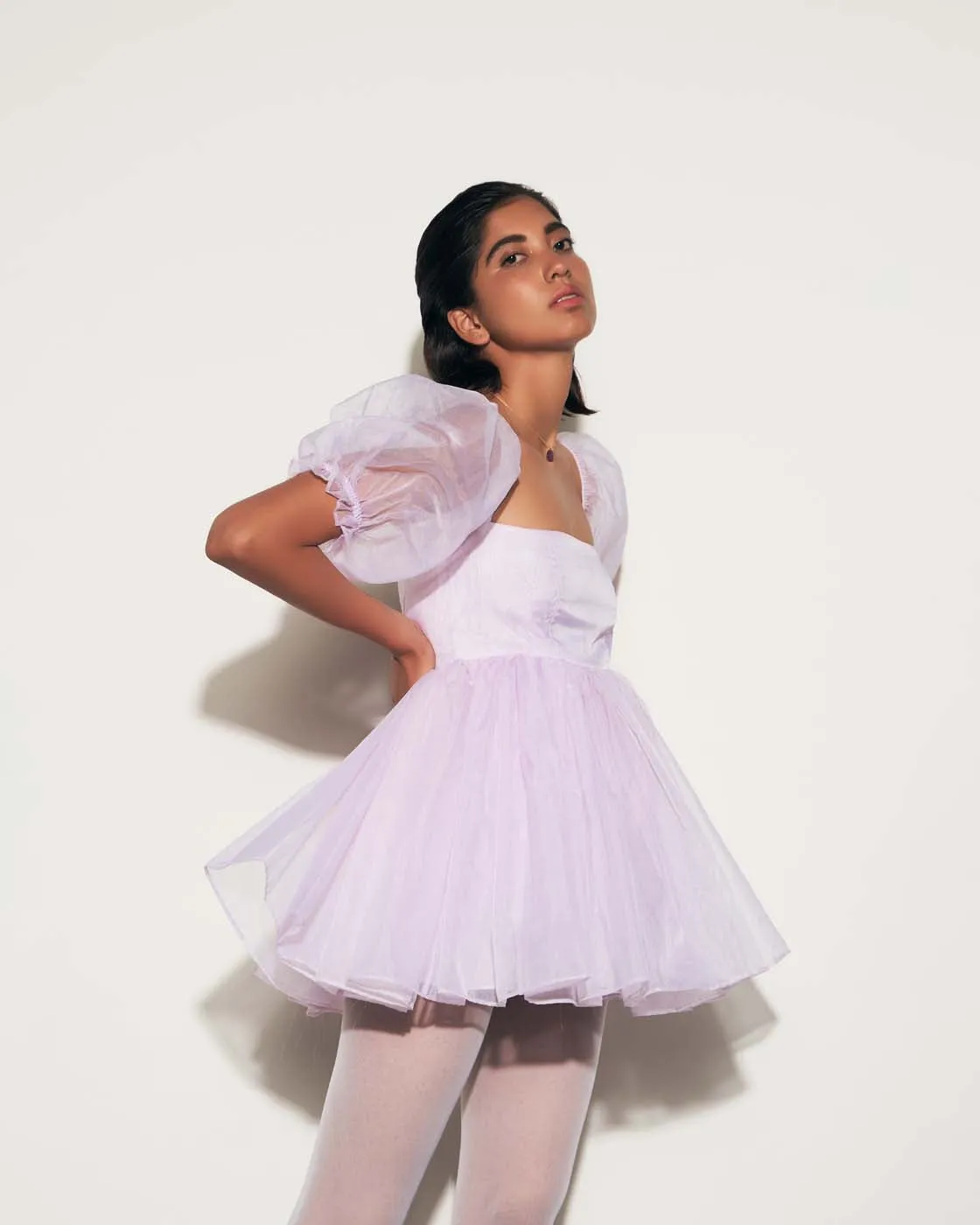 ORGANZA BALLERINA DRESS LAVENDER