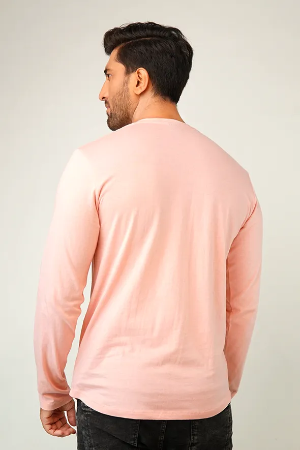 Pack of 3 - Full Sleeve Henley T-Shirt