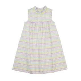 Pastel Plaid Dress (4T, 5, 8)