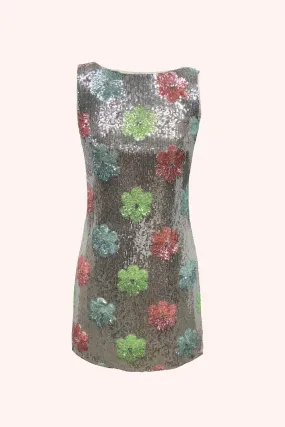 Pastel Posies Sequin Dress