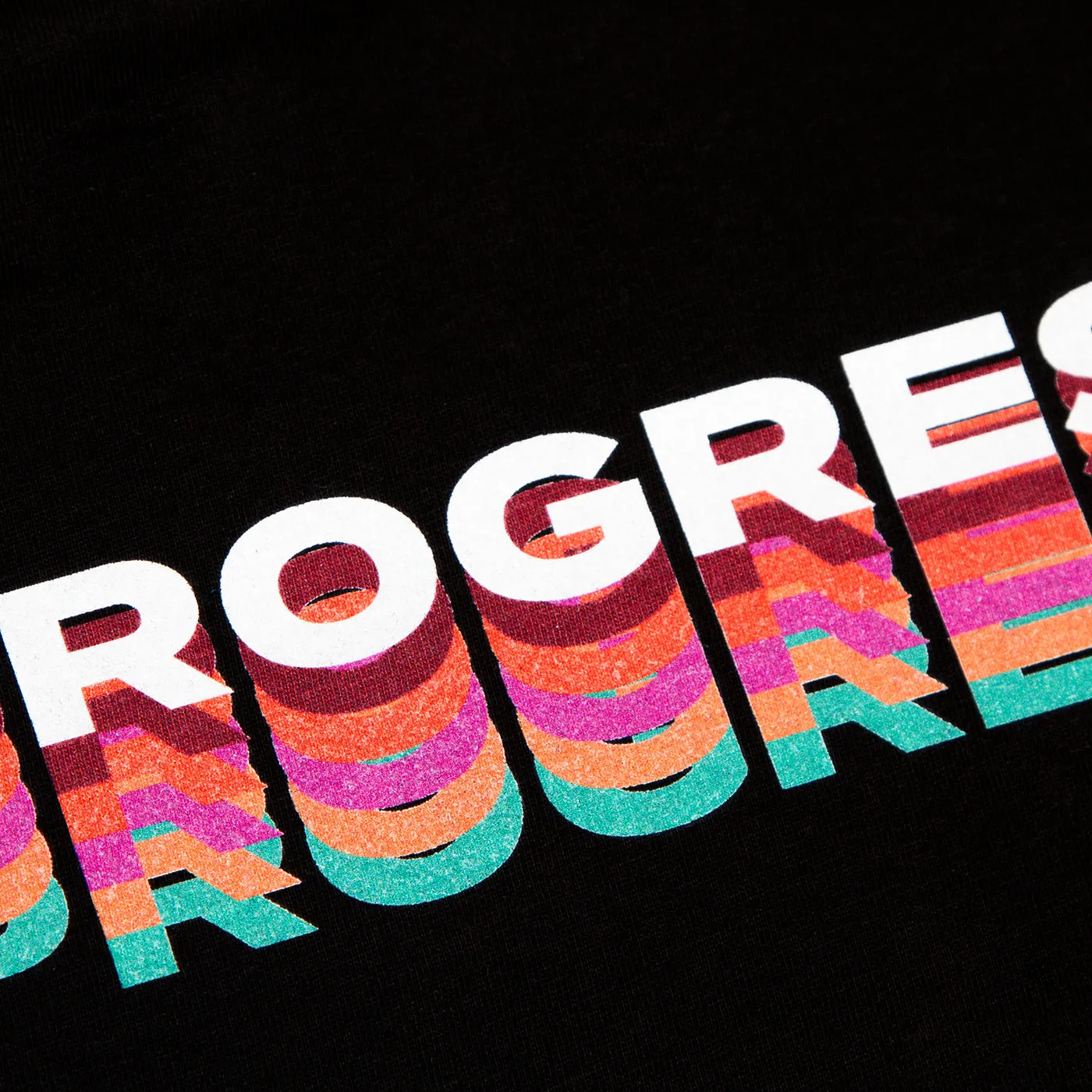 Rave in Progress Remixed Back Print - Tshirt - Black