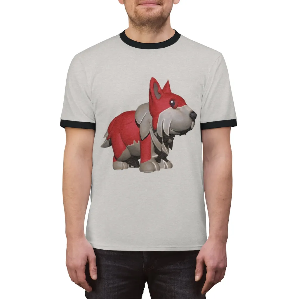 Red Dog Unisex Ringer Tee