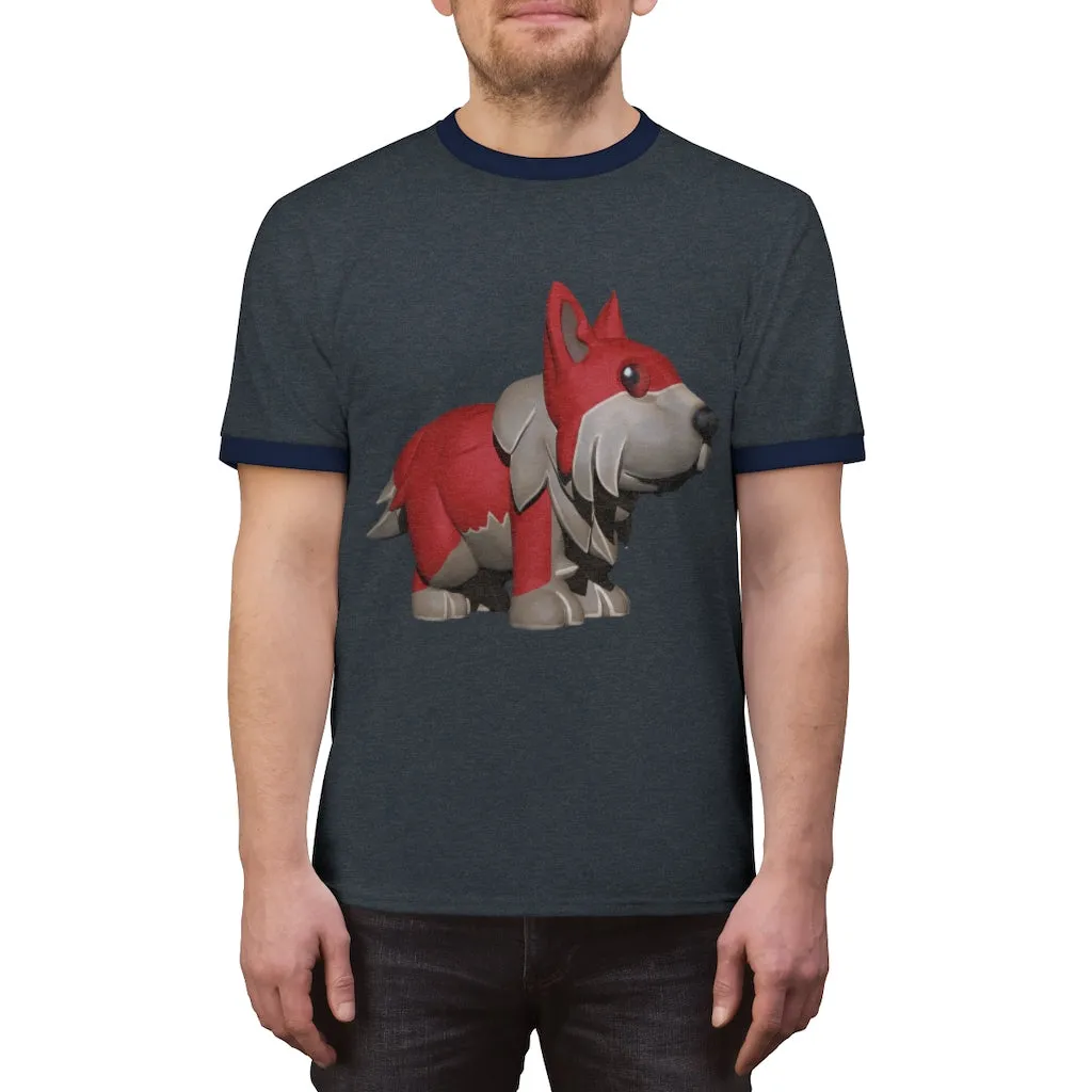 Red Dog Unisex Ringer Tee